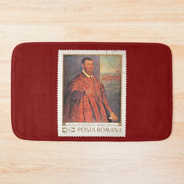 Item preview, Senator Venetian - Scoala Lui Tintoretto Painting 1969 Vintage Stamp designed and sold by StampCollection.