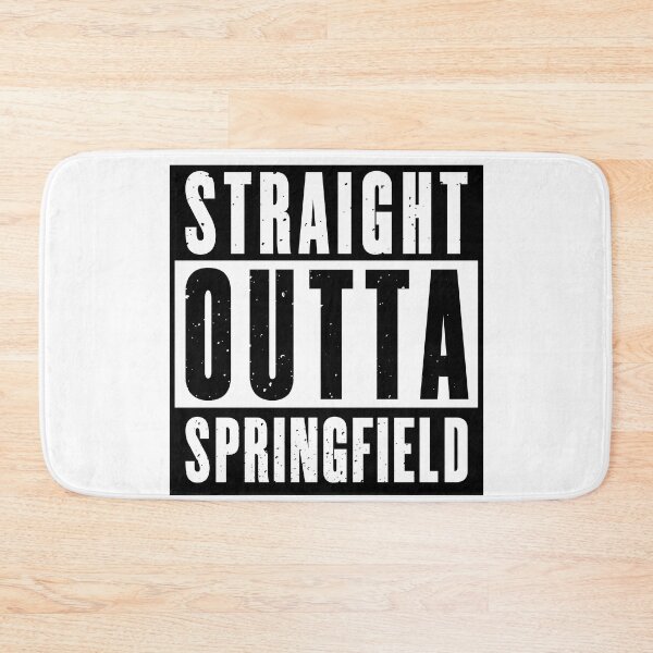 Item preview, Simpsons Straight Outta Springfield designed and sold by CosmicFoxDesign.