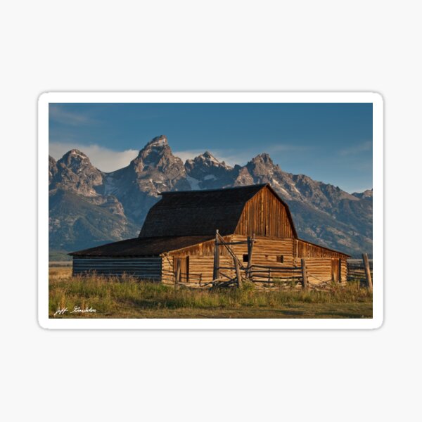 John and Bartha Moulton Barn Sticker