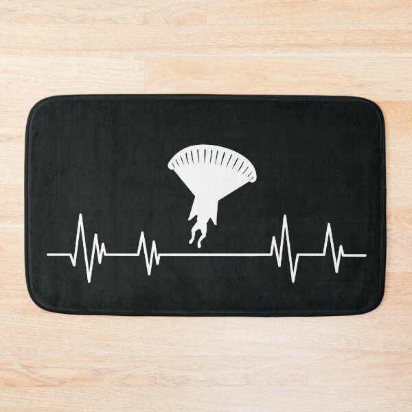 Item preview, Heartbeat skydiving - parachuting, Skydivers gift Parachute Jump Heartbeat, designed and sold by ELmezz.