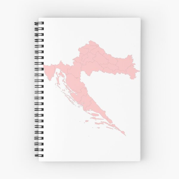 Item preview, Pink Map of Croatia designed and sold by designsbydiana7.