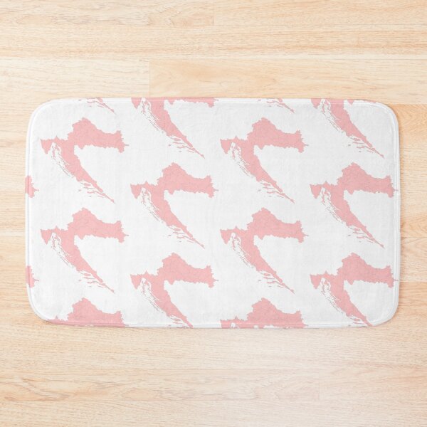 Item preview, Pink Map of Croatia designed and sold by designsbydiana7.