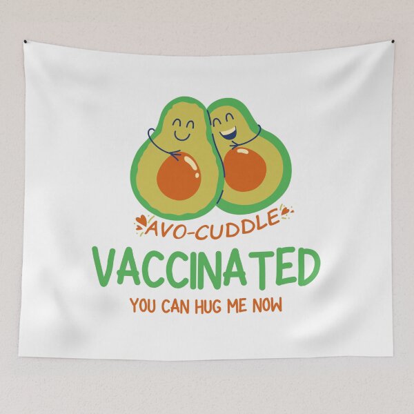 Item preview, Vaccinated You Can Hug Me Now designed and sold by AmberSiraj.