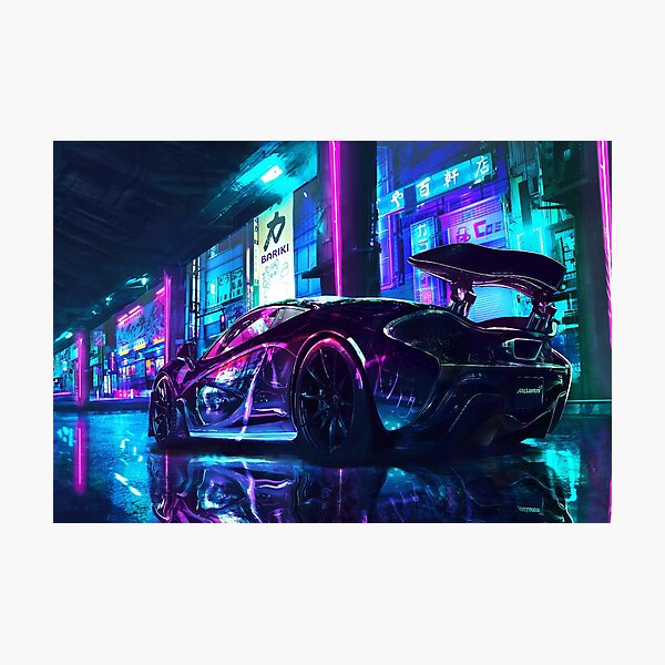 Artikel-Vorschau von Mclaren Supercar Neon, designt und verkauft von merchpub.