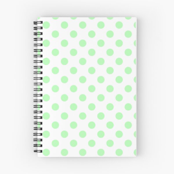 Item preview, Pastel Green Polka Dots on White Background designed and sold by Bumblefuzzies.