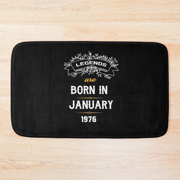 Item preview, legends are born in january 1976 - birthday gifts - designed and sold by Belmzouart.