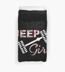 Jeep Girl Camo Duvet Cover