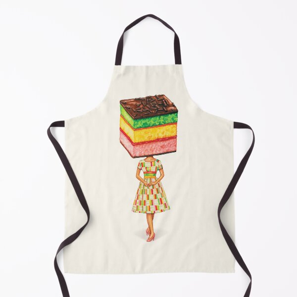 Item preview, Cake Head Pin-Up: Italian Rainbow Cookie designed and sold by Kelly Gilleran.
