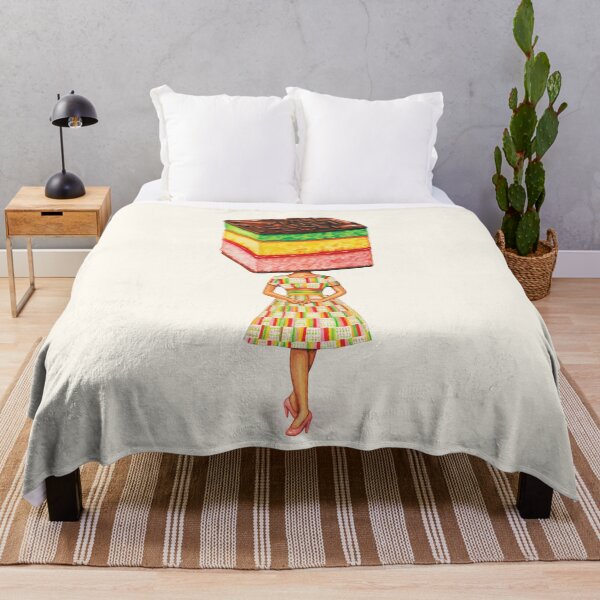 Item preview, Cake Head Pin-Up: Italian Rainbow Cookie designed and sold by Kelly Gilleran.