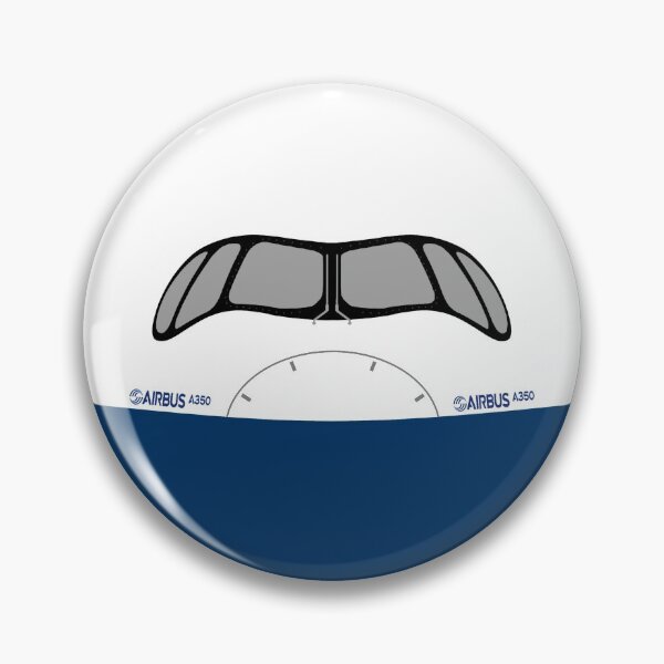 Item preview, Airbus A350 front view designed and sold by Aviation Tees.