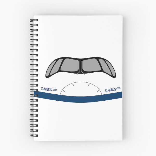 Item preview, Airbus A350 front view designed and sold by Aviation Tees.