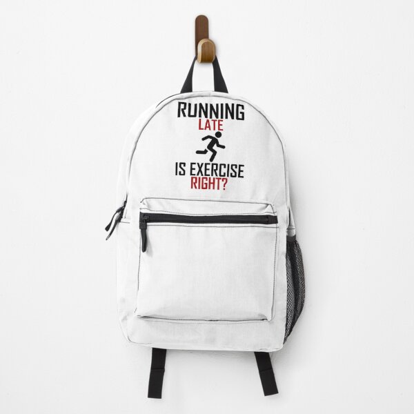 Item preview, Running Late Is Exercise Right? - Big Running Man designed and sold by AJ-DesignCo.