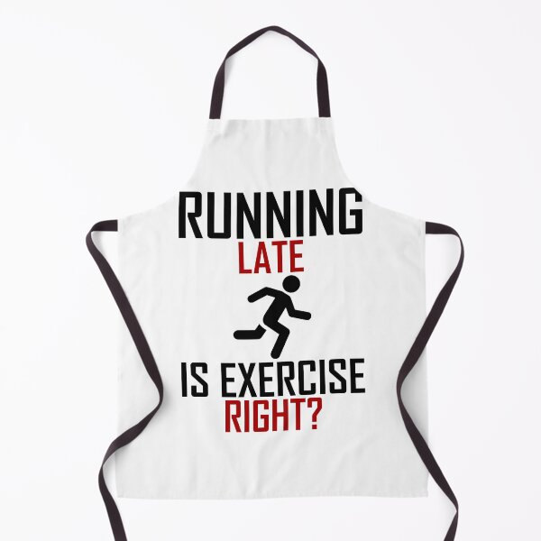 Item preview, Running Late Is Exercise Right? - Big Running Man designed and sold by AJ-DesignCo.