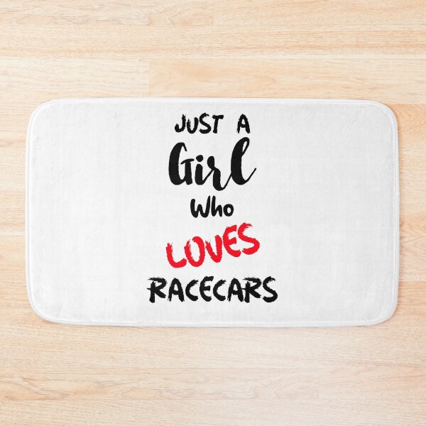 Item preview, Just A Girl Who Loves Racecars designed and sold by DiscGolfTees.