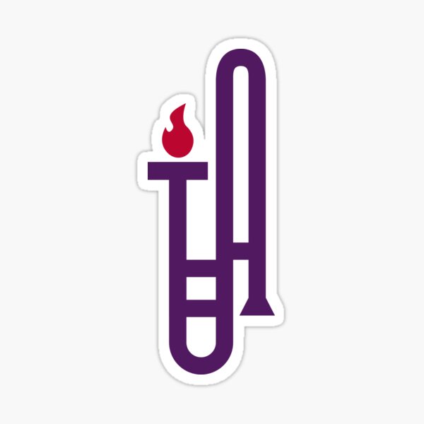 THE Classical Trombone (Color) Sticker