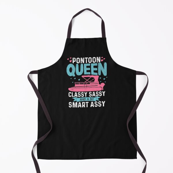 Item preview, Pontoon Queen Classy Sassy and A Bit Smart Assy Funny Pontooning Gift for Women designed and sold by alenaz.