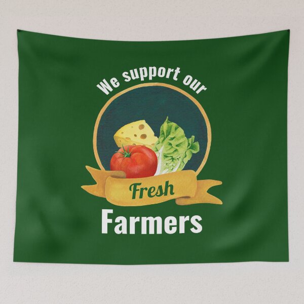 Item preview, We support our farmers designed and sold by kcaandwu.
