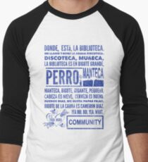 La Biblioteca Rap - Community Men's Baseball ¾ T-Shirt