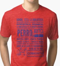 La Biblioteca Rap - Community Tri-blend T-Shirt