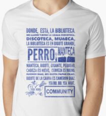 La Biblioteca Rap - Community Men's V-Neck T-Shirt