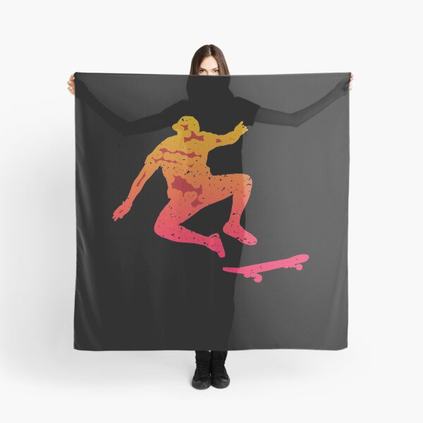 Item preview, Vintage Skateboarder Colorful Silhouette Birthday Gift designed and sold by GBDesigner.