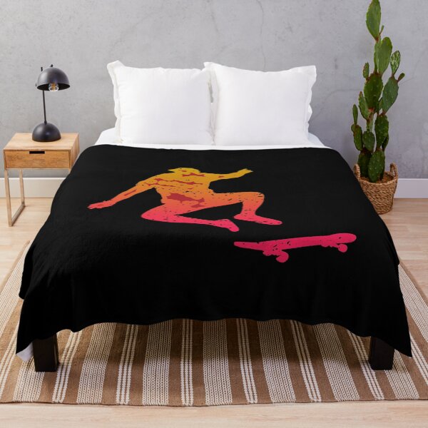 Item preview, Vintage Skateboarder Colorful Silhouette Birthday Gift designed and sold by GBDesigner.