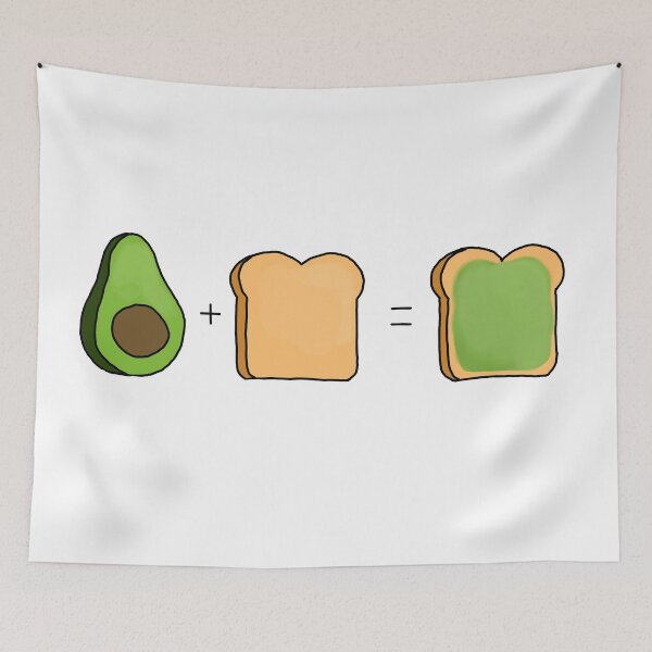 Item preview, Avocado Toast Equation designed and sold by hanstrickland99.