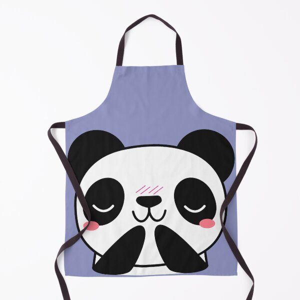 Item preview, Shy Panda Face (Blue) designed and sold by Hedda Young.