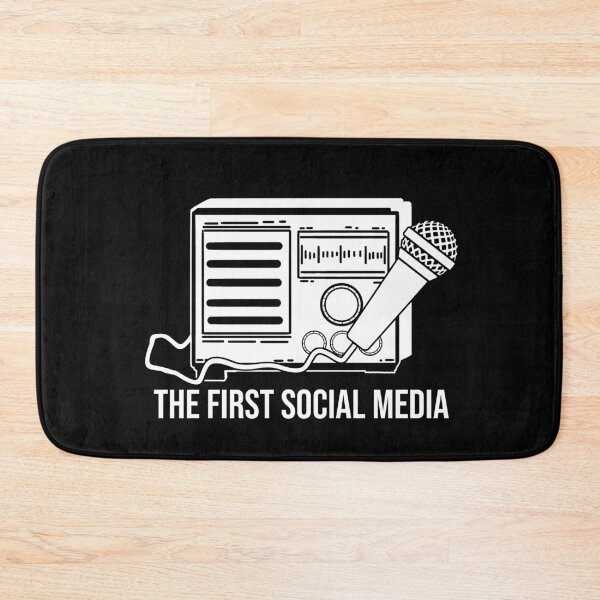 Item preview, The First Social Media Funny HAM Radio Operator Grandpa Gift designed and sold by MarioShirtWorld.