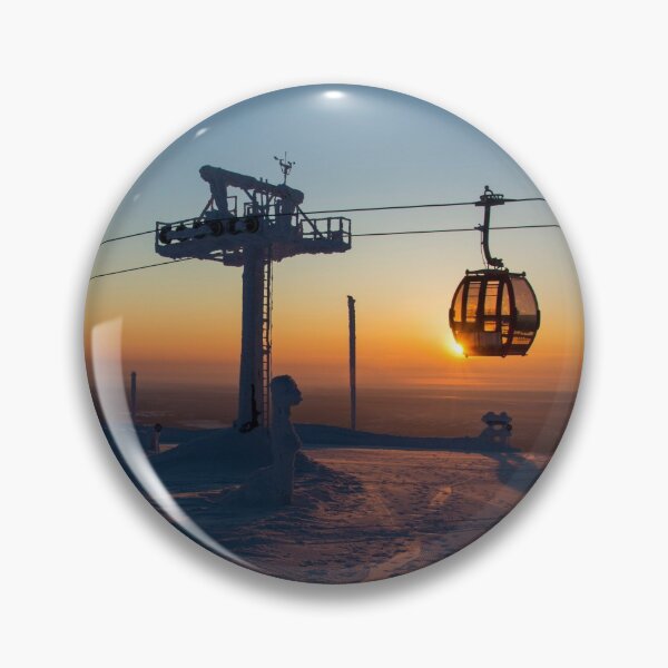 Item preview, Cable Car Passes Setting Sun, Yllas, Finland designed and sold by dvlcom.