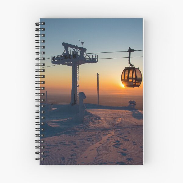 Item preview, Cable Car Passes Setting Sun, Yllas, Finland designed and sold by dvlcom.