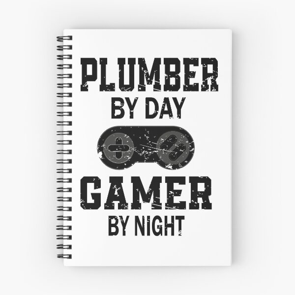 Item preview, Plumber by day gamer by night designed and sold by YAHIA-14.