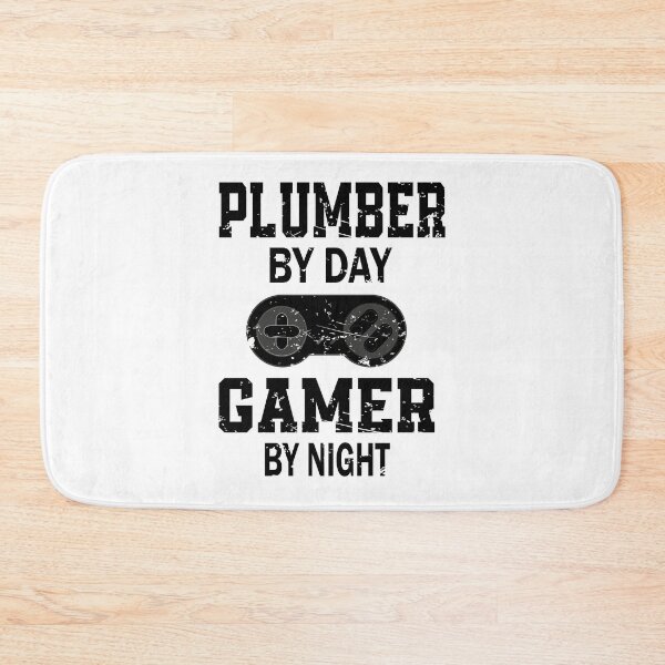 Item preview, Plumber by day gamer by night designed and sold by YAHIA-14.