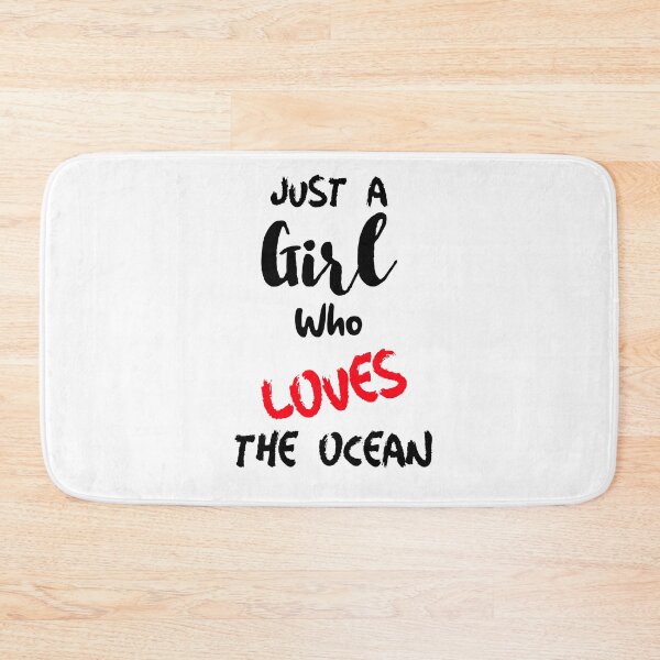 Item preview, Just A Girl Who Loves the Ocean designed and sold by DiscGolfTees.