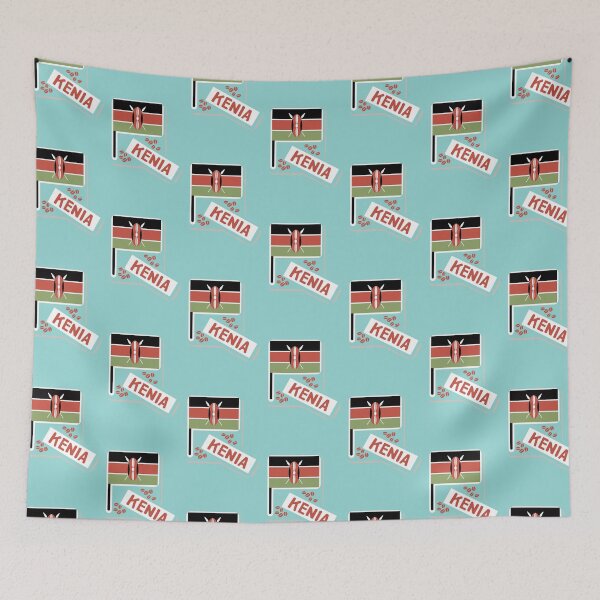 Item preview, Kenia Flag Country Of Coffee designed and sold by YousfiYs.