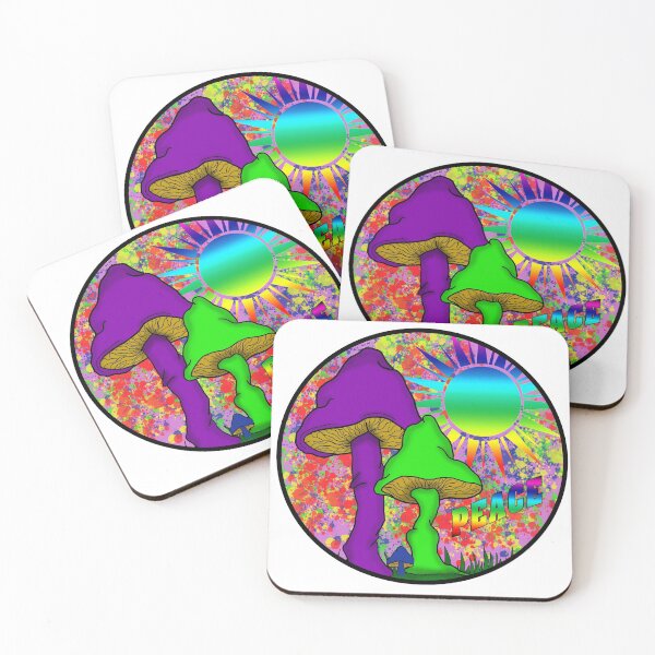 Item preview, Peace and Mushrooms designed and sold by Crystalsgraphix.