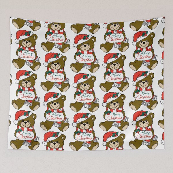 Item preview, Merry Christmas Teddy Bear designed and sold by Creative19500.