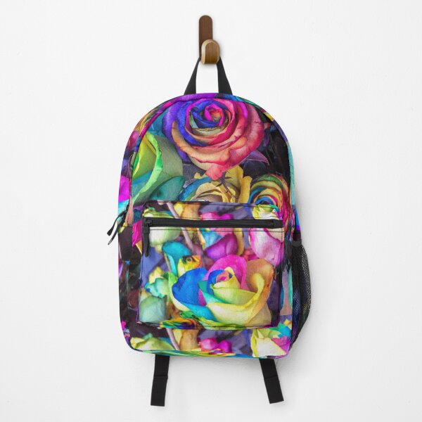 Item preview, rainbow roses photo designed and sold by aurorassadprose.