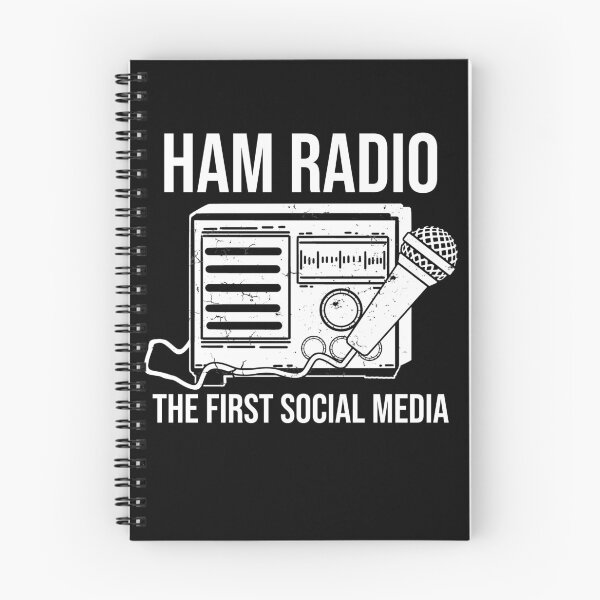 Item preview, Funny Ham Radio Shirt The First Social Media Amateur Radio designed and sold by MarioShirtWorld.