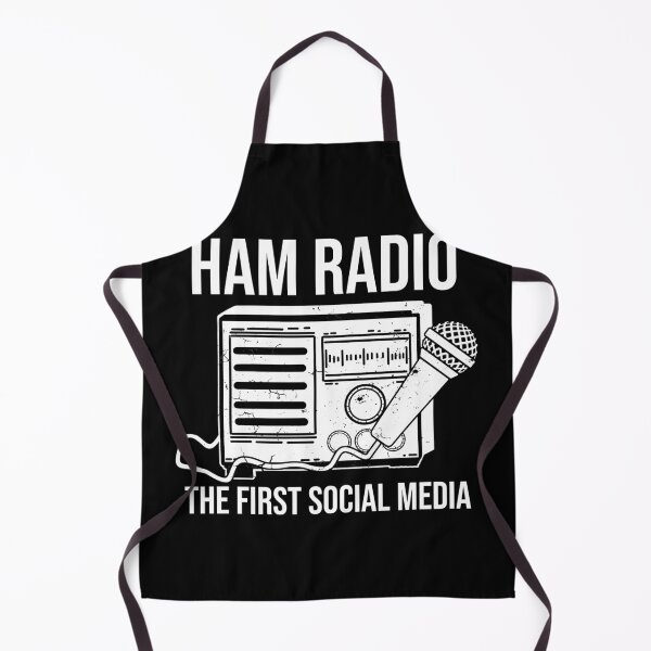 Item preview, Funny Ham Radio Shirt The First Social Media Amateur Radio designed and sold by MarioShirtWorld.