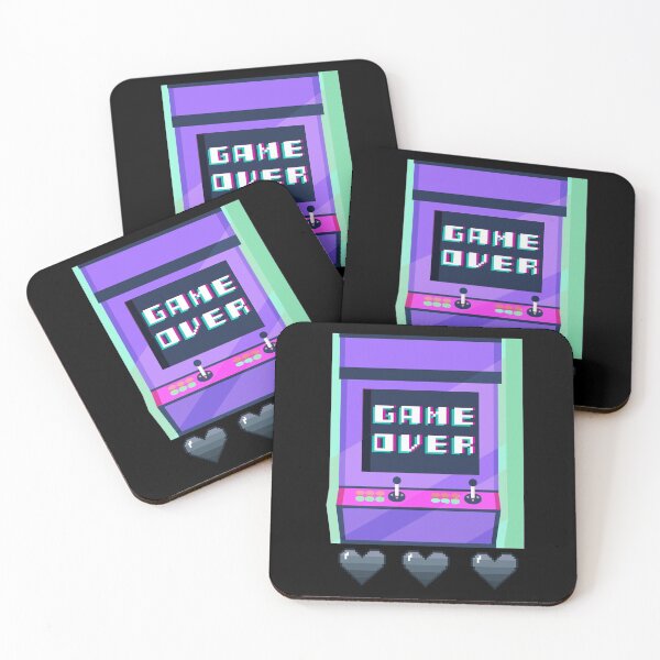 Item preview, Game Over Gaming Gamer Pixel Art Retro designed and sold by titanosdesign.