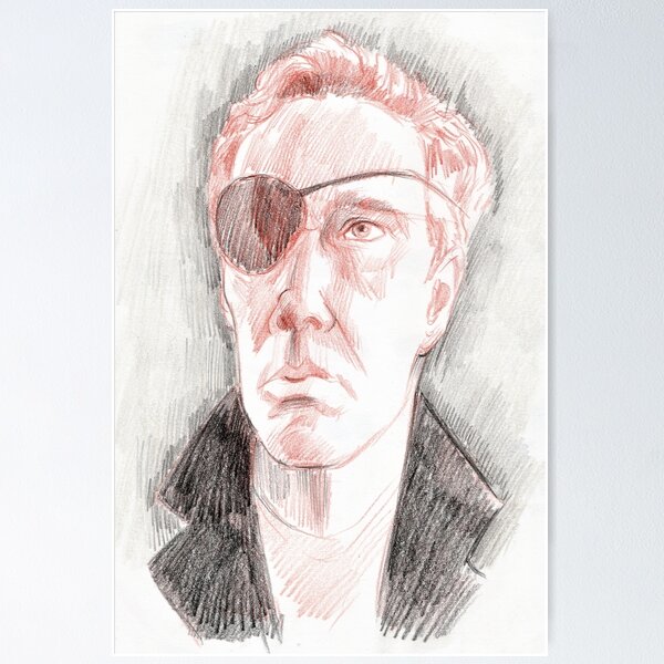Item preview, Benedict Cumberbatch retrato de Patrick Melrose designed and sold by Ekaterina Sergeenko.
