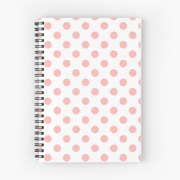 Item preview, Peach Polka Dots on White Background designed and sold by Bumblefuzzies.