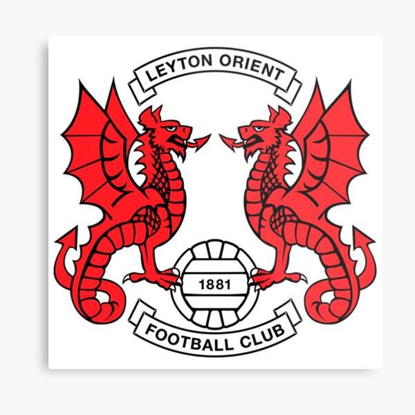 Badge Leyton Orient FC Impression métallique