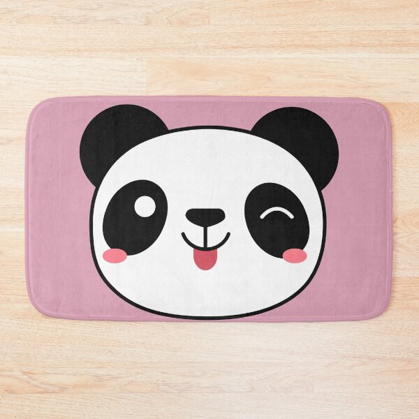Item preview, Cheeky Panda Face (Pink) designed and sold by Hedda Young.