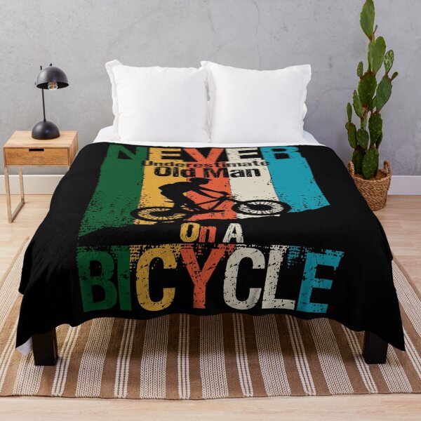 Item preview, Never underestimate an old man on a bicycle Vintage color style for cyclist designed and sold by Houssemanthony.