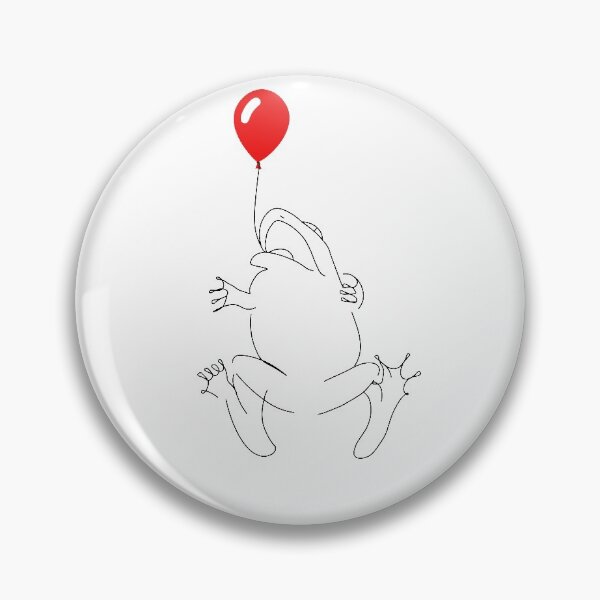 Item preview, Frog with a Balloon designed and sold by VontiereDesigns.