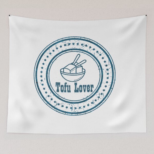 Item preview, Tofu Lover Vegan Grunge Stamp designed and sold by Diana377.