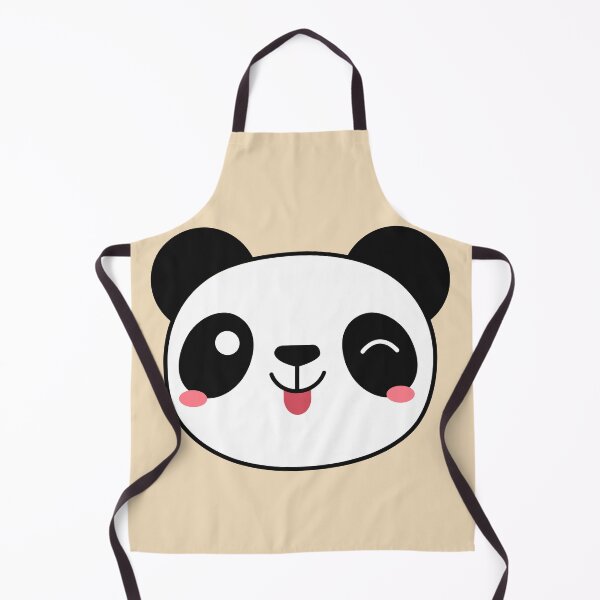 Item preview, Cheeky Panda Face (Yellow) designed and sold by Hedda Young.