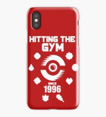 Hitting The Pokemon Gym iPhone Case